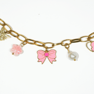 BLUSH BOW BRACELET