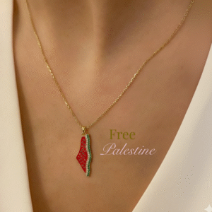 PALESTINE WATERMELON NECKLACE