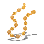 ZENIA 24K GOLD BEADED BRACELET