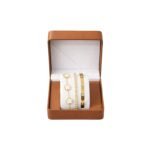 TITANIUM  FIVE-LEAF CLOVER LUXE 3-IN-1 BRACELET SET