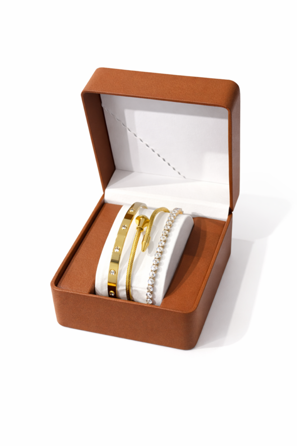 PETALMY TITANIUM LUXE BRACELET SET – EXCLUSIVE BOX EDITION
