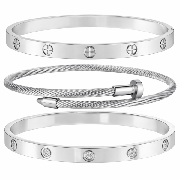 PETALMY TITANIUM LUXE BRACELET SET – EXCLUSIVE BOX EDITION