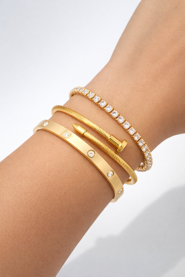 PETALMY TITANIUM LUXE BRACELET SET – EXCLUSIVE BOX EDITION