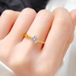 (PETALMY) LIORA TITANIUM RINGS WITH BOX RING FOR GIRLFRIEND RING FOR GIFT ANNIVERSARY ENGAGEMENT JEWELLERY
